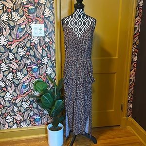 BCBG Generation Size L Paisley Print Dress with Pockets